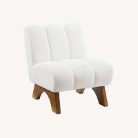 Pair of Modern Accent Chairs W Slip Covers