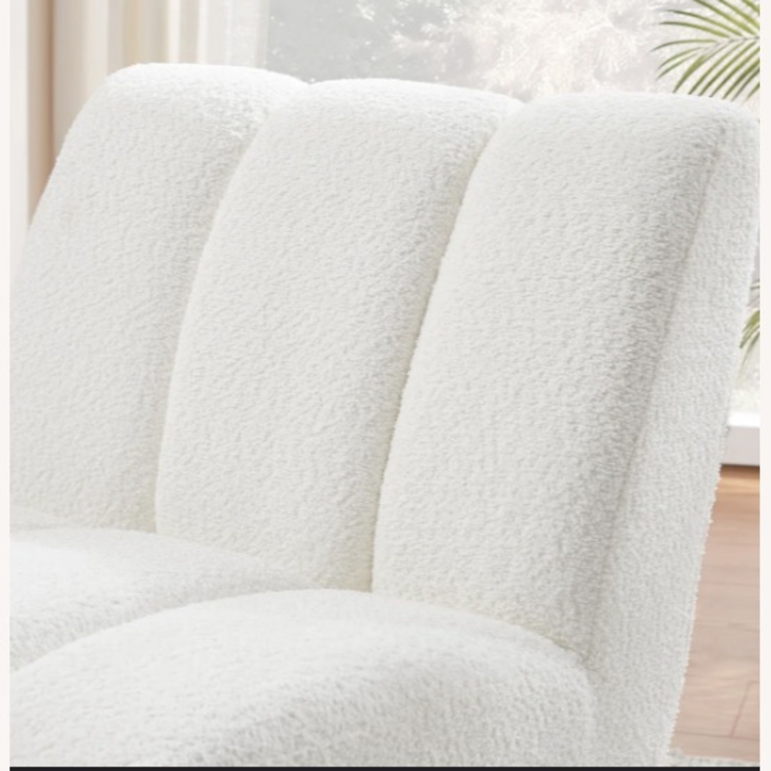 Pair of Modern Accent Chairs W Slip Covers - image-4