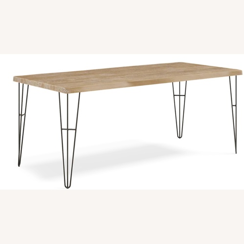 Used RoomsTo Go Palm Grove Natural Wood Dining Set for sale on AptDeco