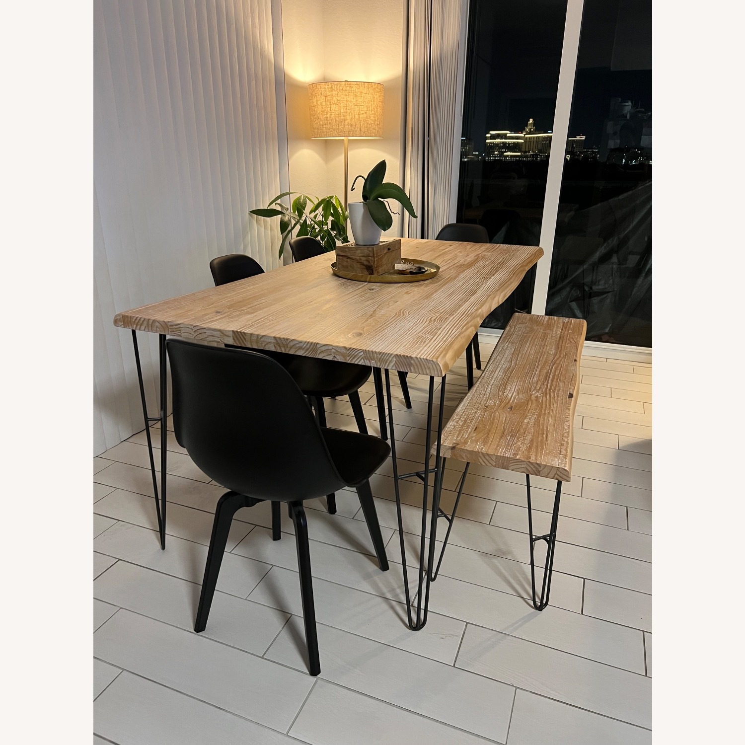 RoomsTo Go Palm Grove Natural Wood Dining Set - image-2