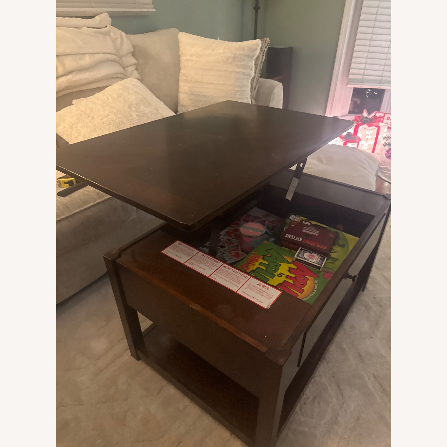 Wood Coffee Table - image-1