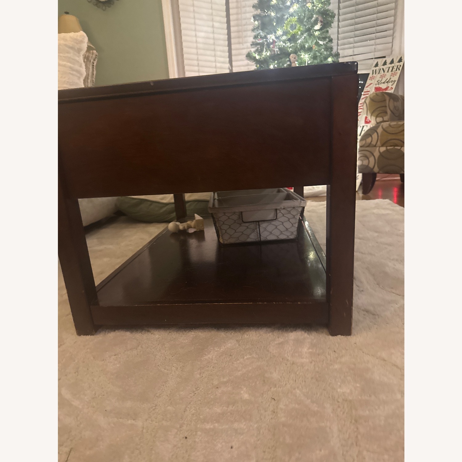 Wood Coffee Table - image-4