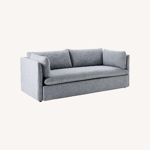Used West Elm Shelter Light Gray Shelter Couch 60" for sale on AptDeco