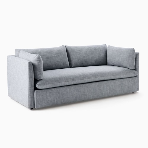 Used West Elm Shelter Light Gray Shelter Couch 60" for sale on AptDeco