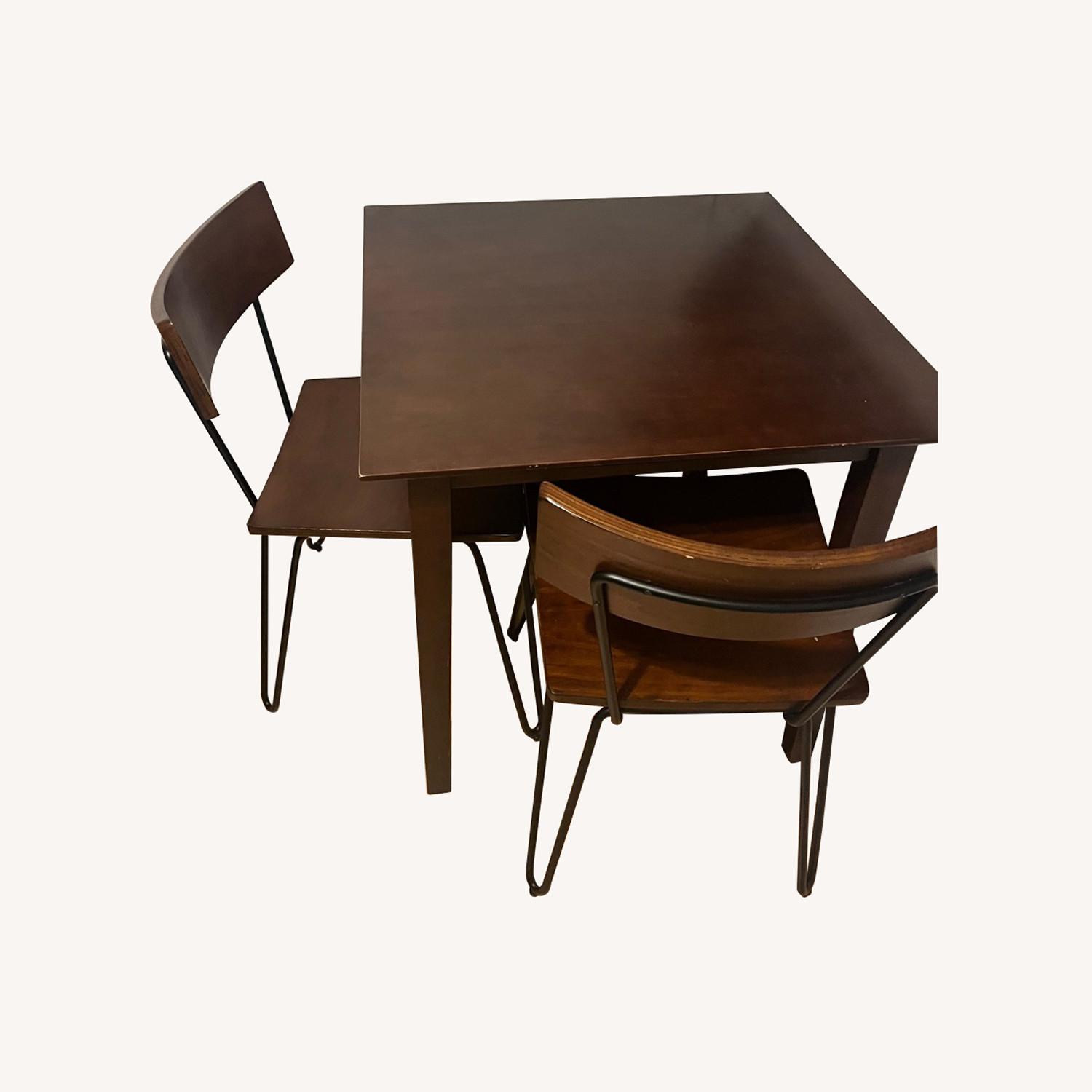 West Elm Dark Brown Wood Dining Sets - image-0