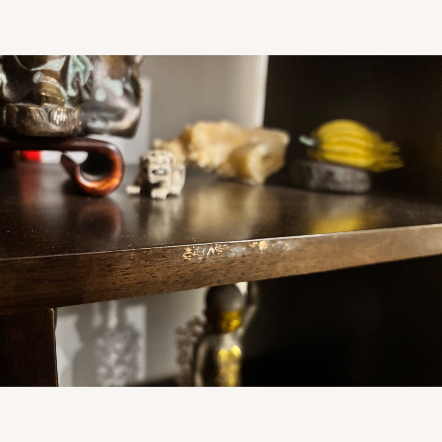 Black Wood Wall Shelf - image-3