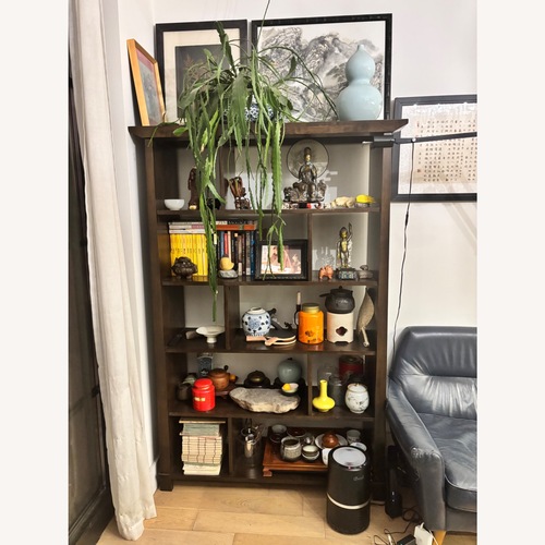 Used Black Wood Wall Shelf for sale on AptDeco