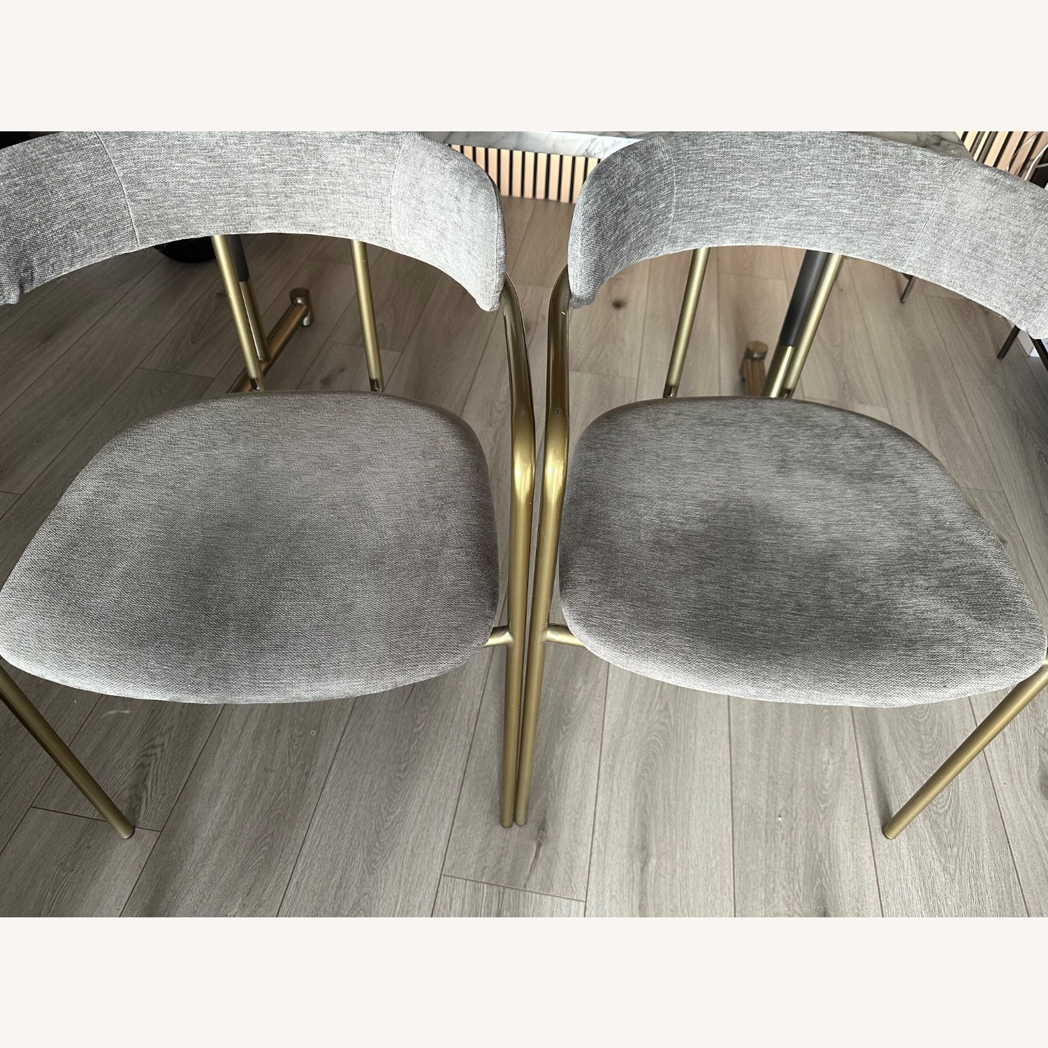 West Elm Dark Gray Lenox Dining Chair (Set of 2) - image-1