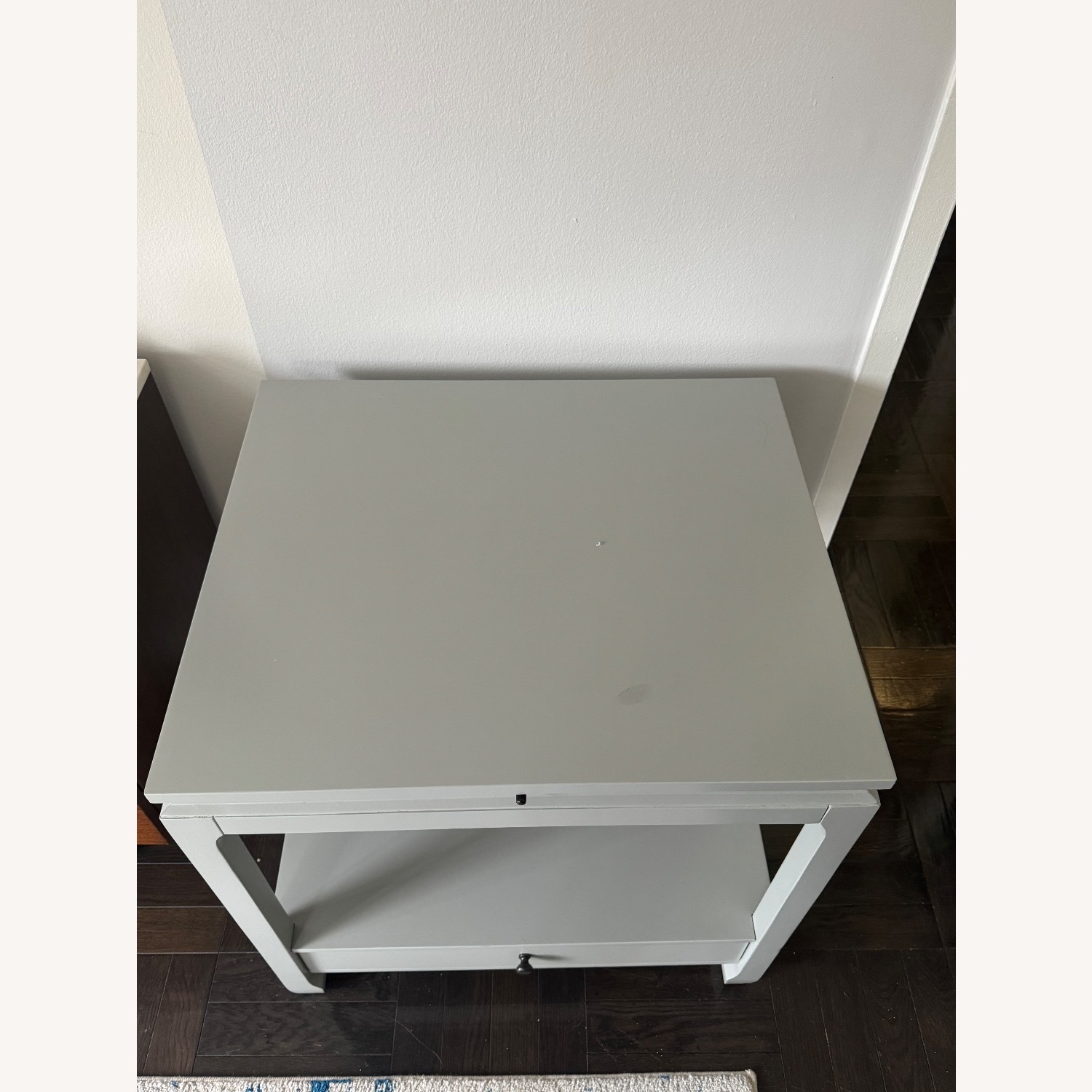 Ballard Designs Sophie Side Table, Blue Gray - image-4