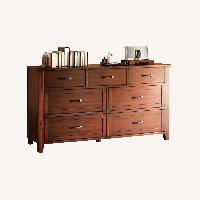 Pottery Barn Stratton Extra Wide Dresser Mahogany