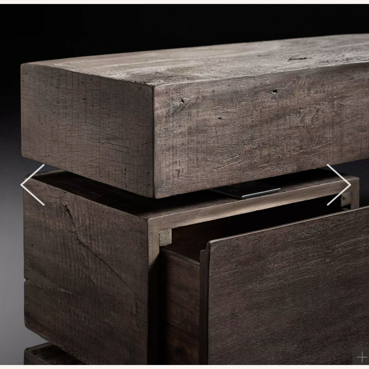 Restoration Hardware Monterey Open Media Console - image-3