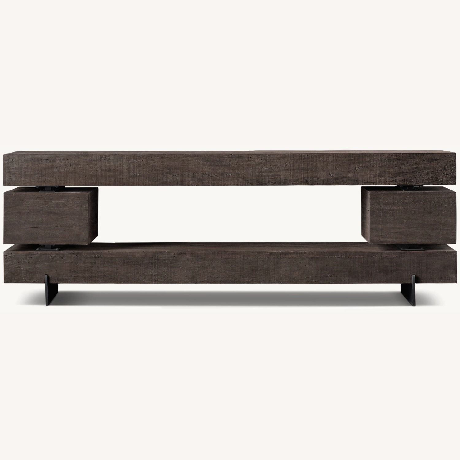 Restoration Hardware Monterey Open Media Console - image-0