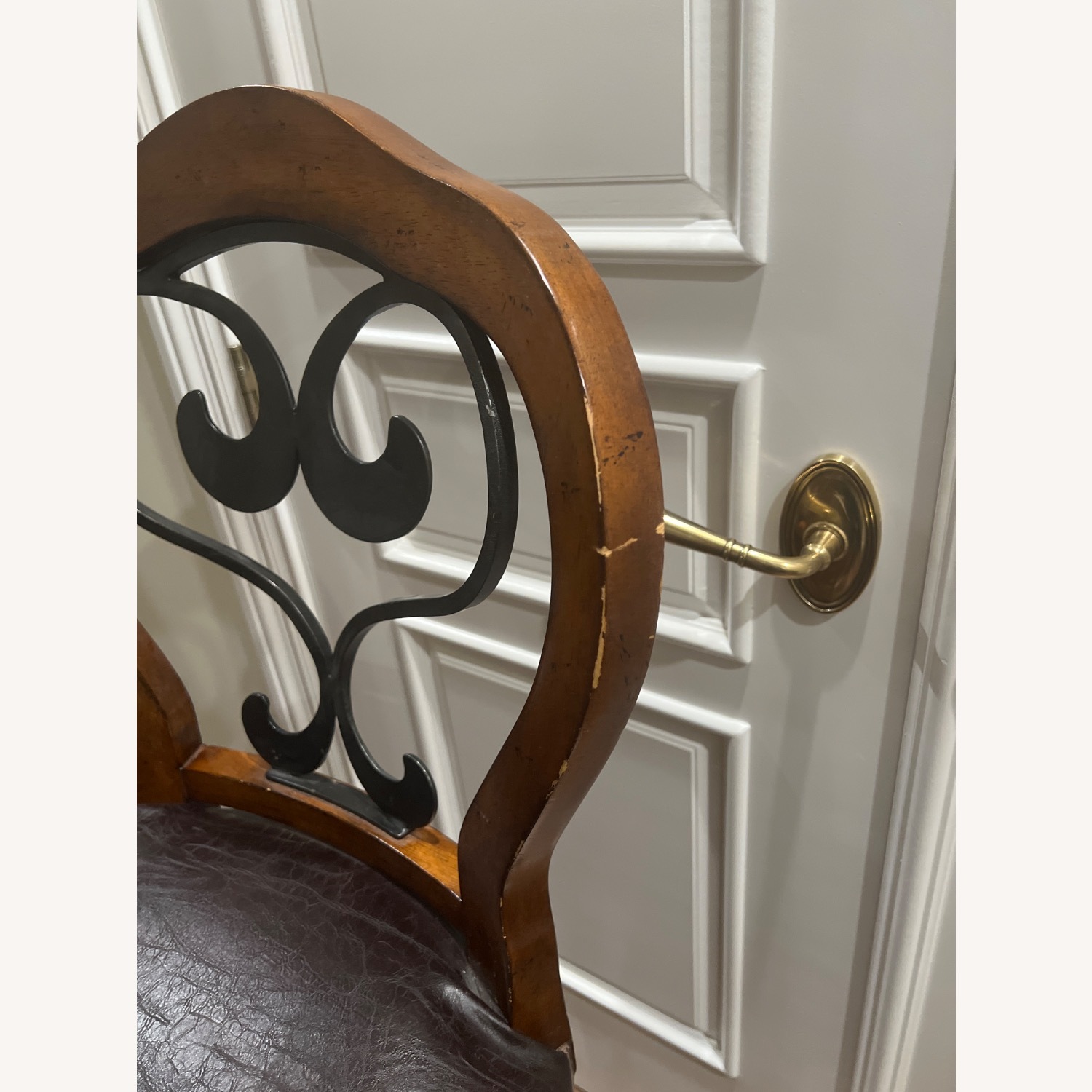 Hillsdale Furniture Dark Brown Swiveling Barstools - image-2