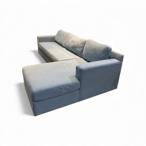 Used Shasta Chambray Square Arm W Chaise Sectional for sale on AptDeco
