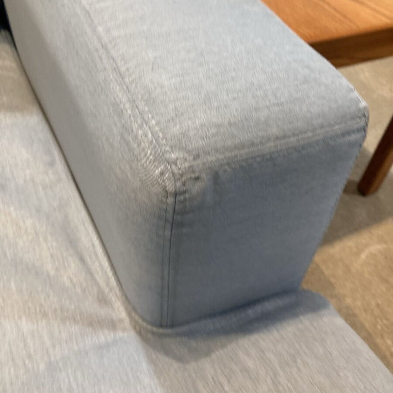 Shasta Chambray Square Arm W Chaise Sectional - image-5