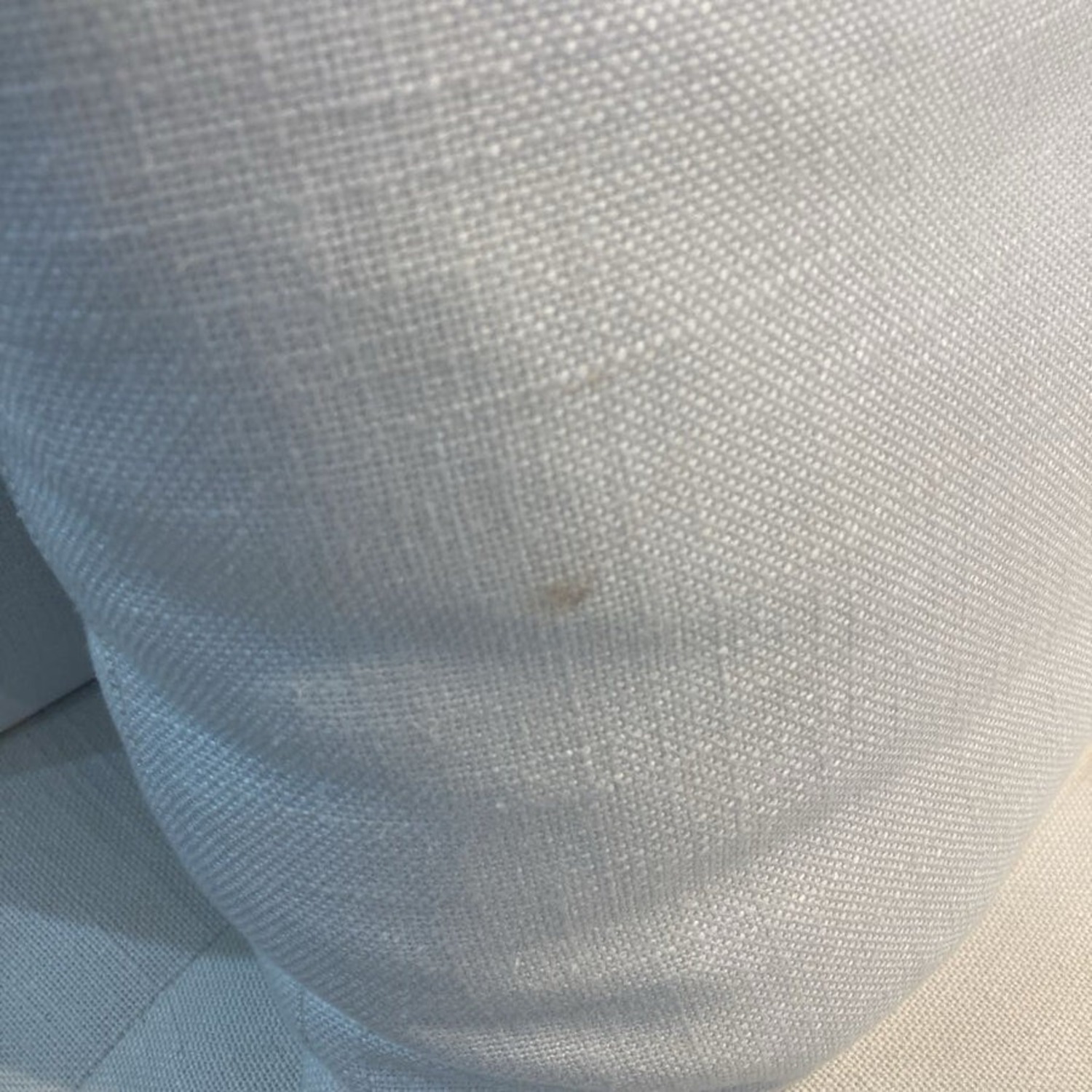 Tufted Linen Ms. Chesterfield Loveseat White - image-4