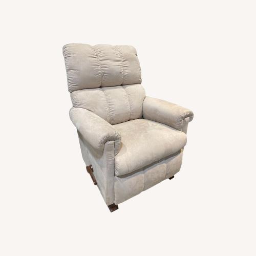 Used La-Z-Boy Microsuede Rocker Manual Recliner for sale on AptDeco