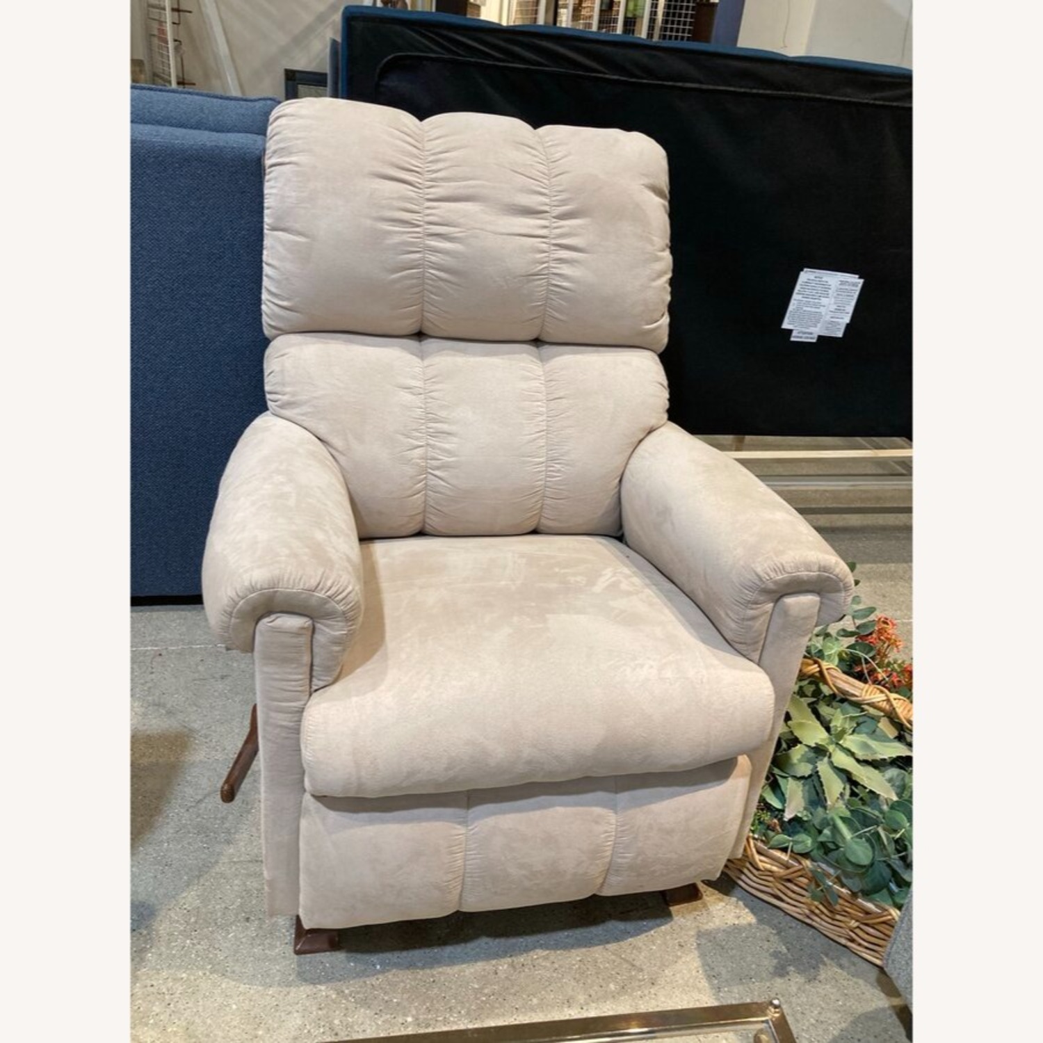 La-Z-Boy Microsuede Rocker Manual Recliner - image-1
