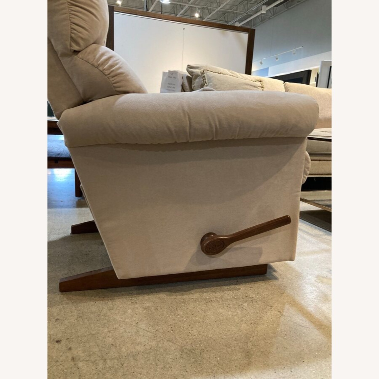 La-Z-Boy Microsuede Rocker Manual Recliner - image-3