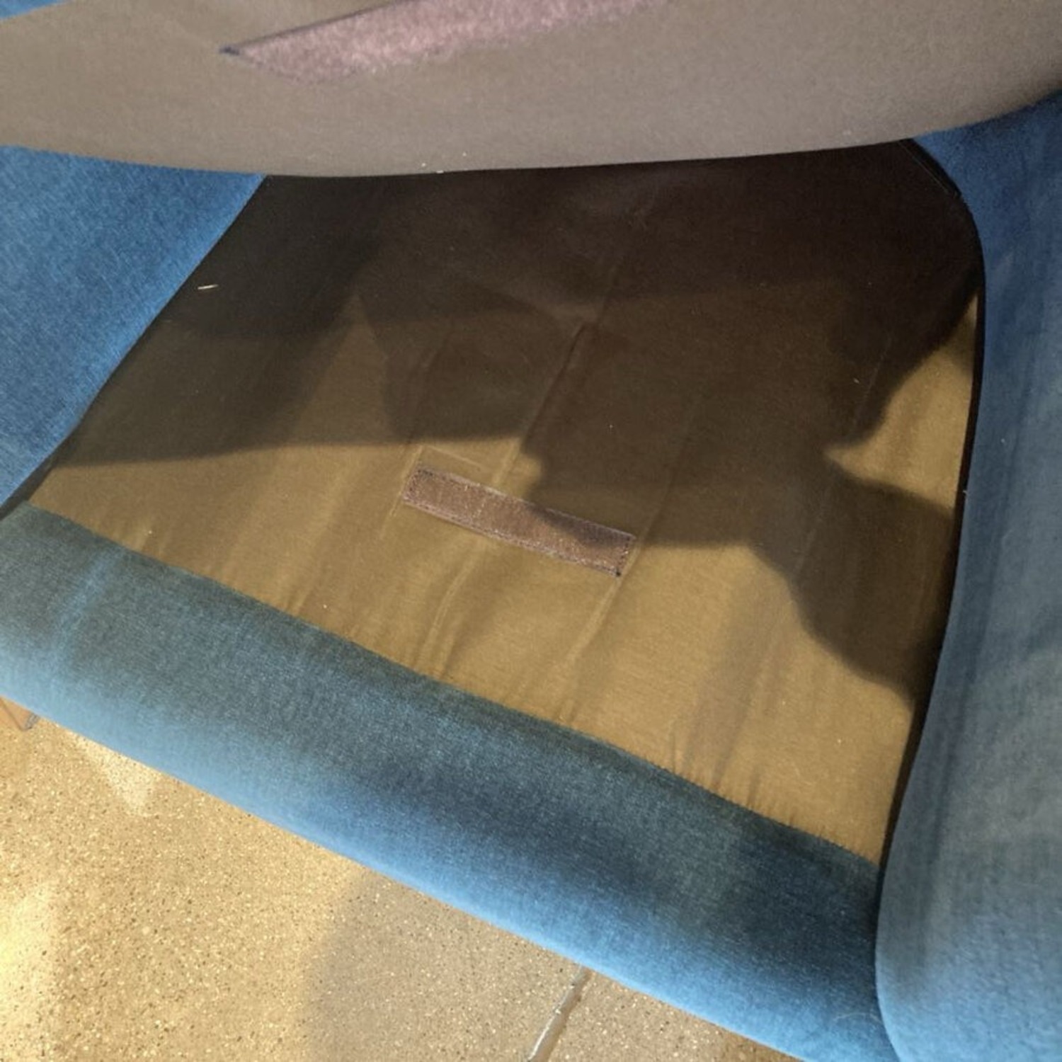 Four Hands Nomad Lounge Chair Plush Azure - image-8