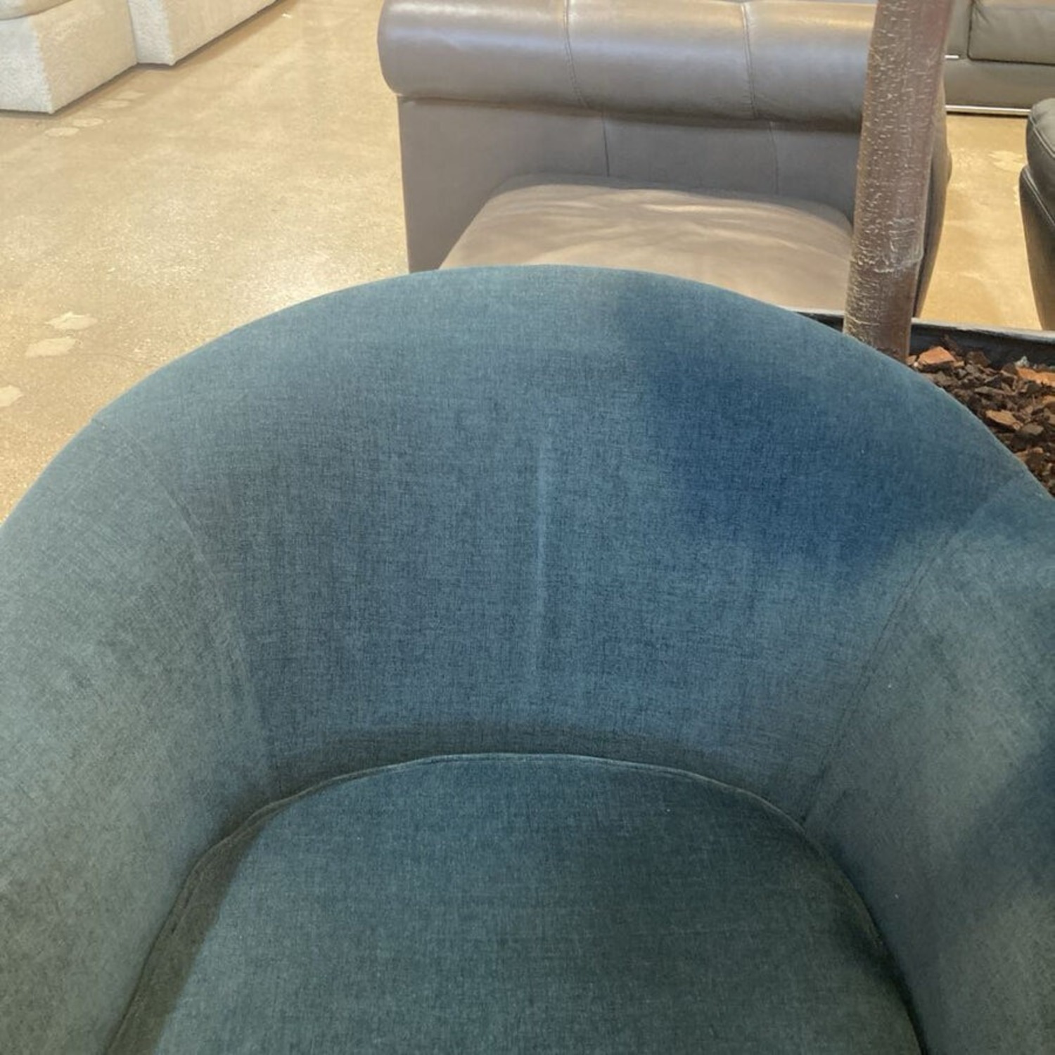 Four Hands Nomad Lounge Chair Plush Azure - image-6