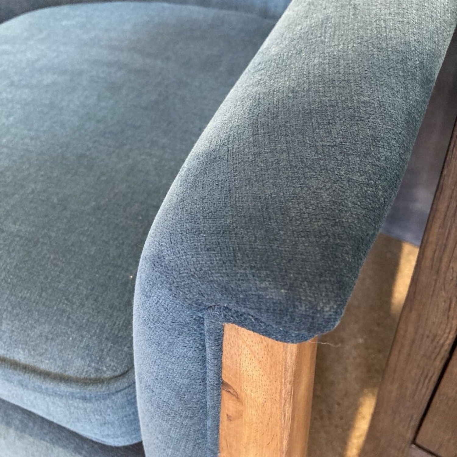 Four Hands Nomad Lounge Chair Plush Azure - image-10