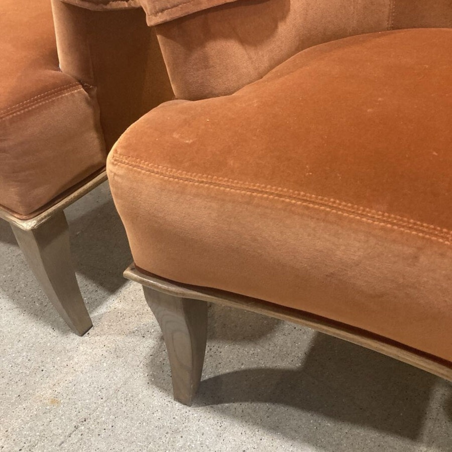 Archers Hall Upholstered Velvet Lounge Chair - image-4