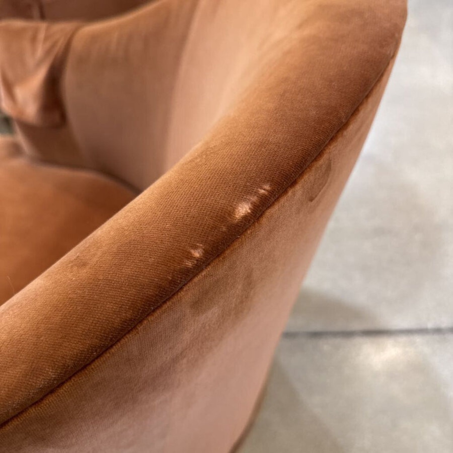 Archers Hall Upholstered Velvet Lounge Chair - image-7