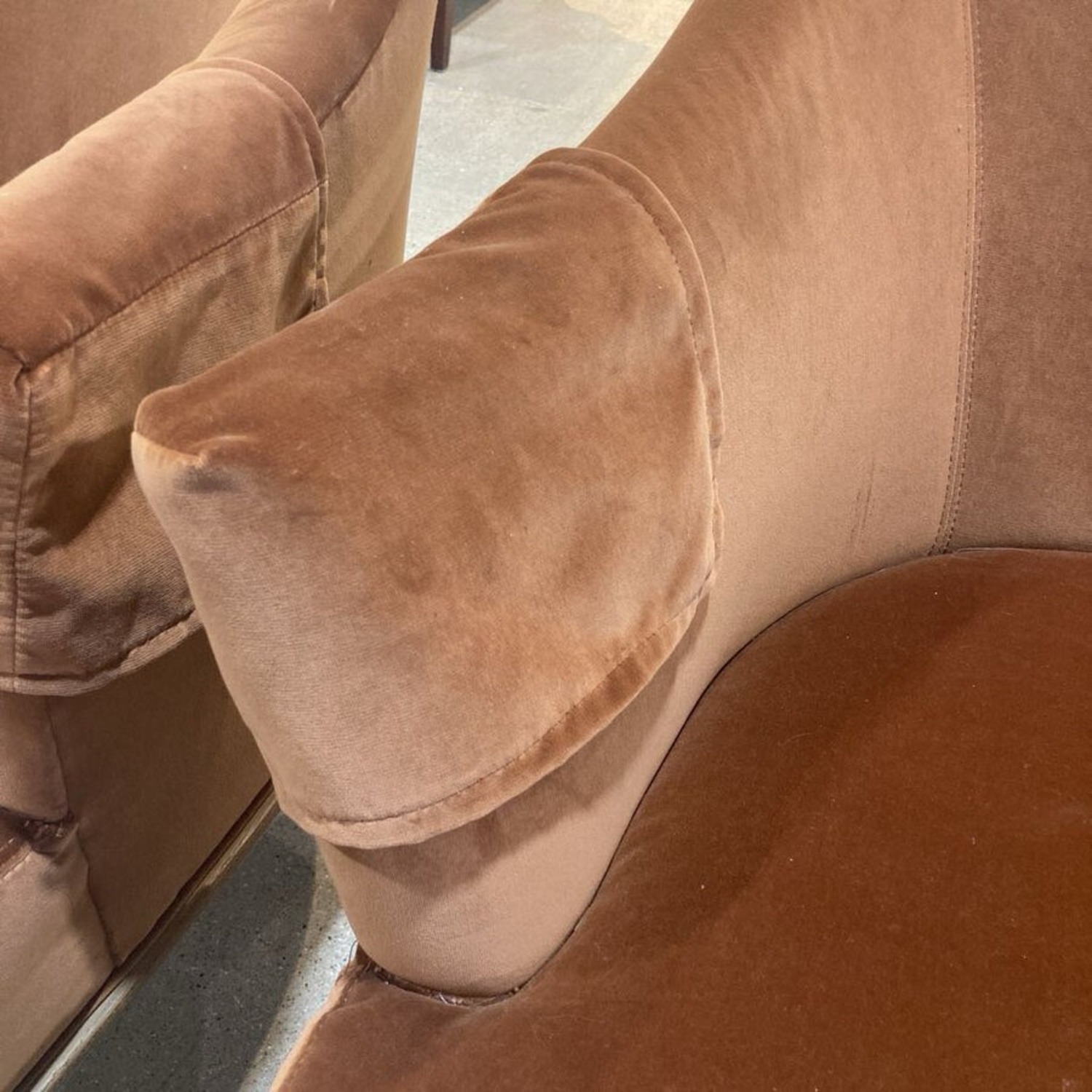 Archers Hall Upholstered Velvet Lounge Chair - image-8