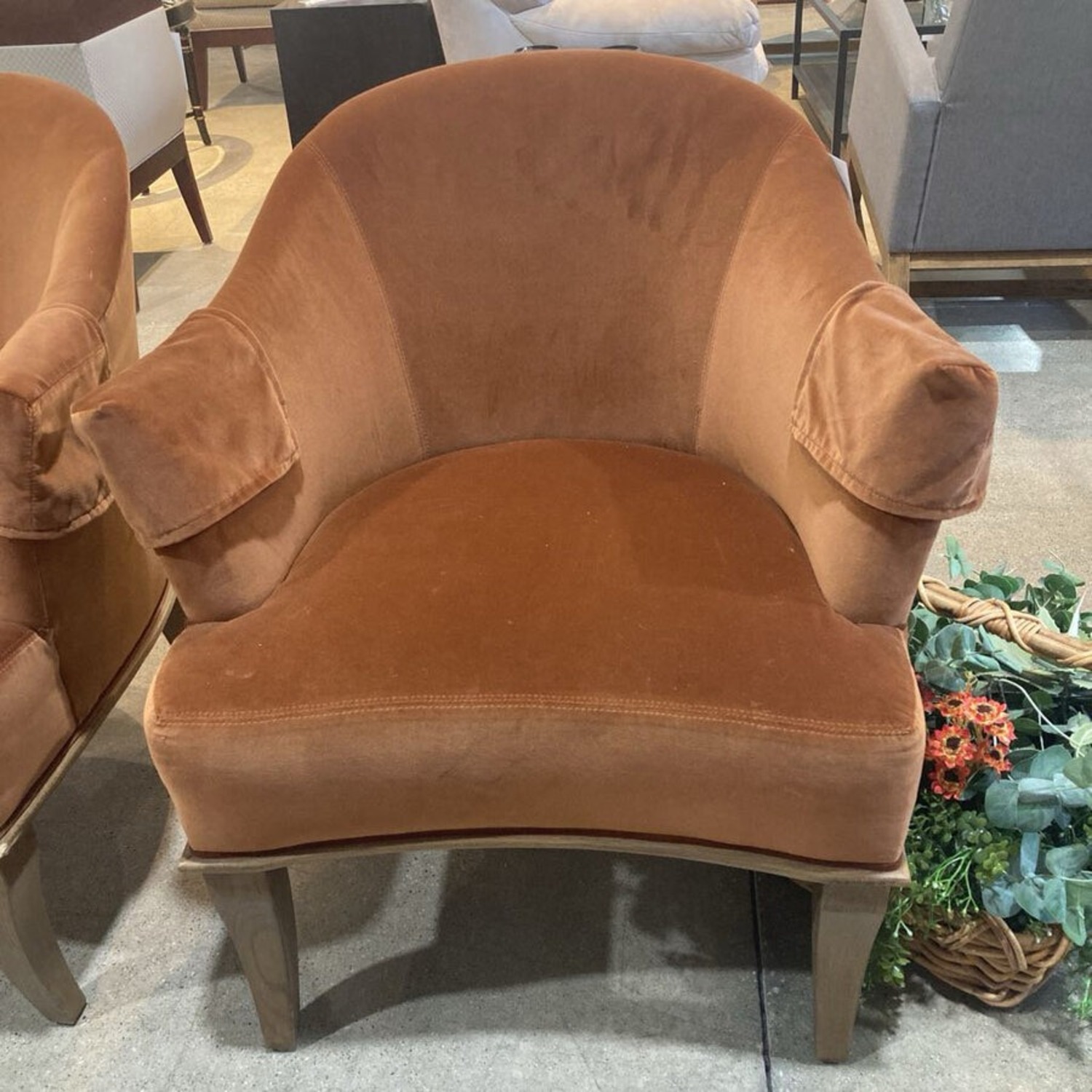 Archers Hall Upholstered Velvet Lounge Chair - image-2