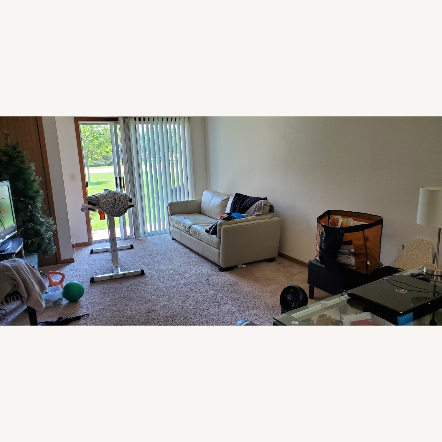 Palliser Natural Leather 2 Seater Sofa - image-2