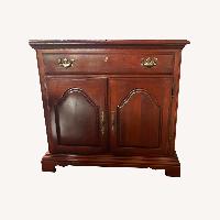 Dark Brown Wood Sideboard