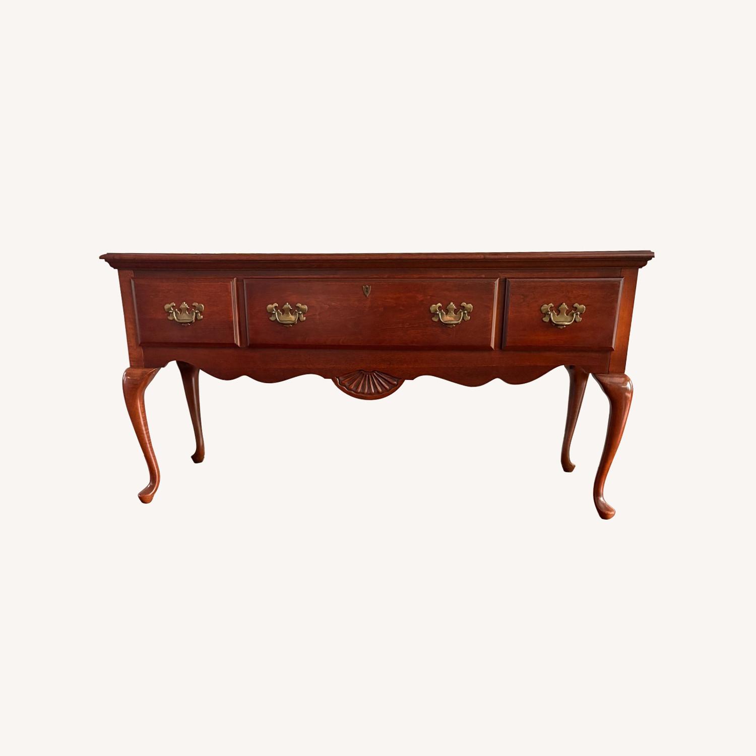 Dark Brown Wood Buffet/Server - image-0