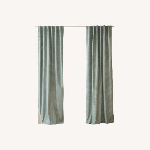 Used West Elm Kids Blackout Curtains (Sage) for sale on AptDeco