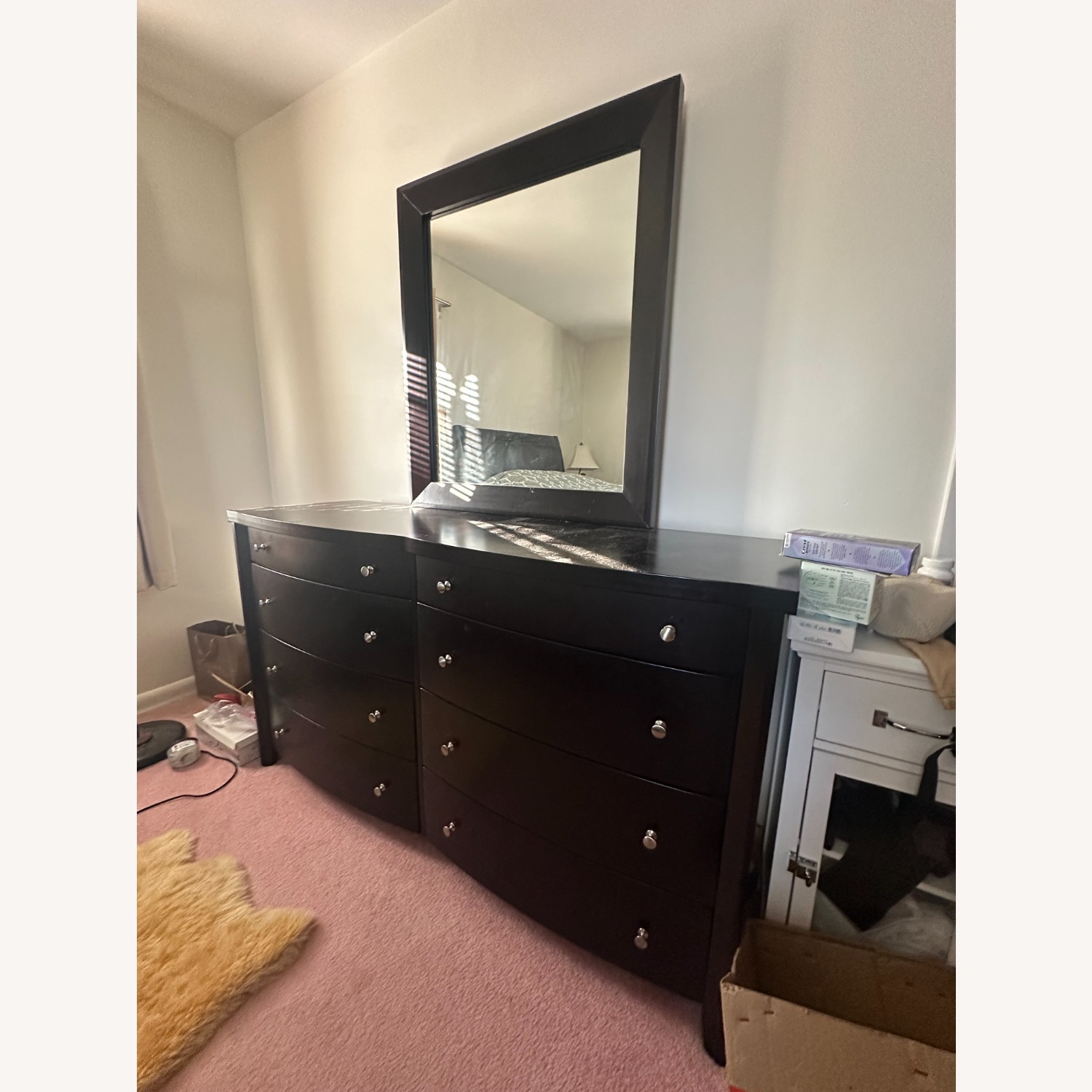 6 Drawer Dresser With Vanity Mirror - image-3