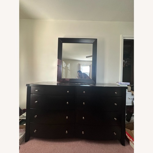 Used 6 Drawer Dresser With Vanity Mirror for sale on AptDeco