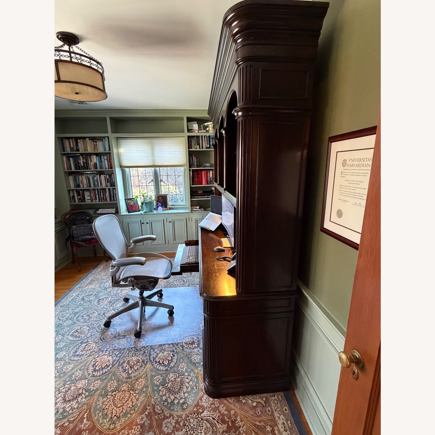 Hooker Furniture Computer Desk and Credenza - image-3