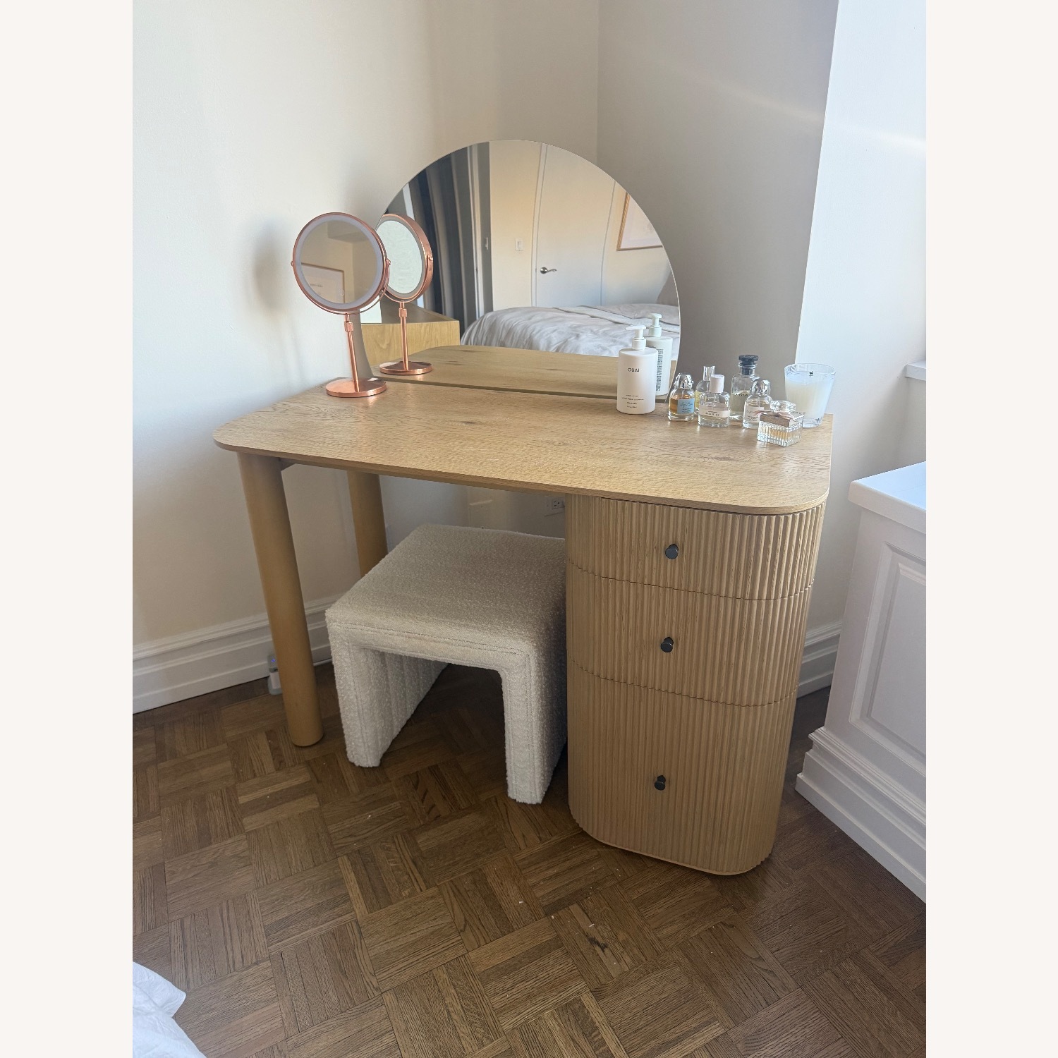 West Elm Ellington Natural Wood Vanity - image-3