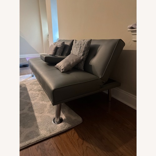 Used Walmart Light Gray Futon for sale on AptDeco