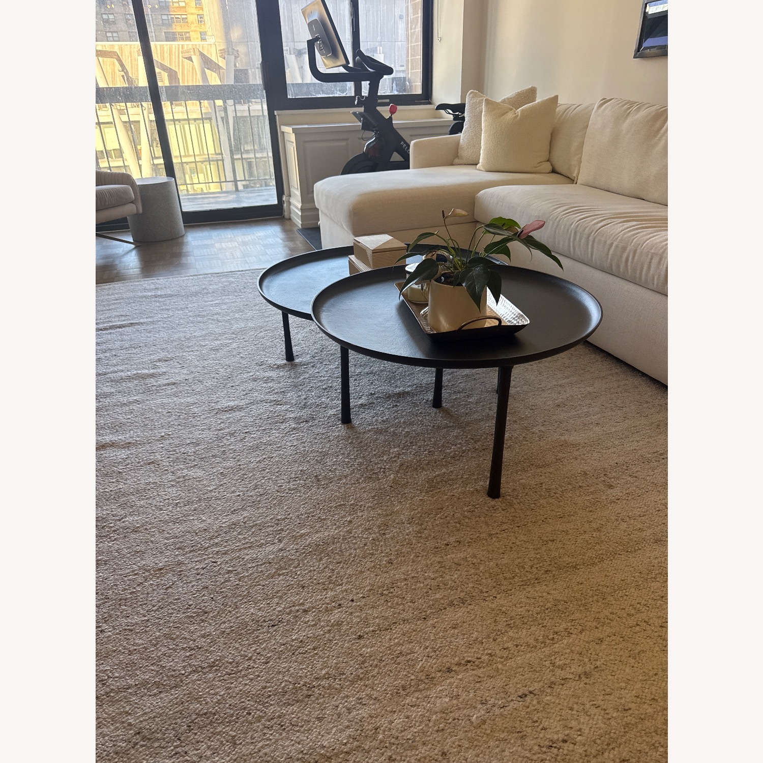 West Elm Sintra Black Metal Coffee Table - image-2