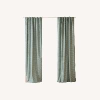 West Elm Kids Green Curtain