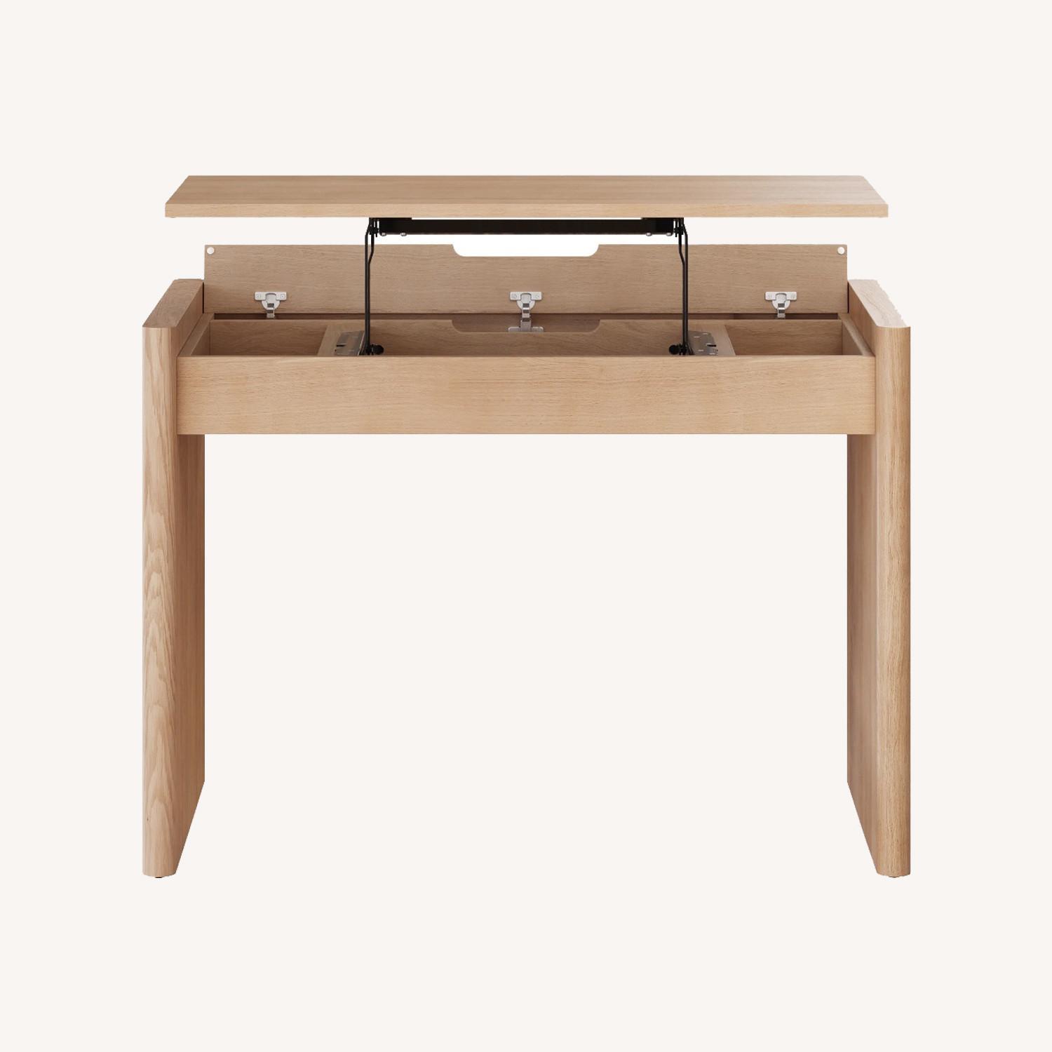 Article Natural Wood Desk - image-0
