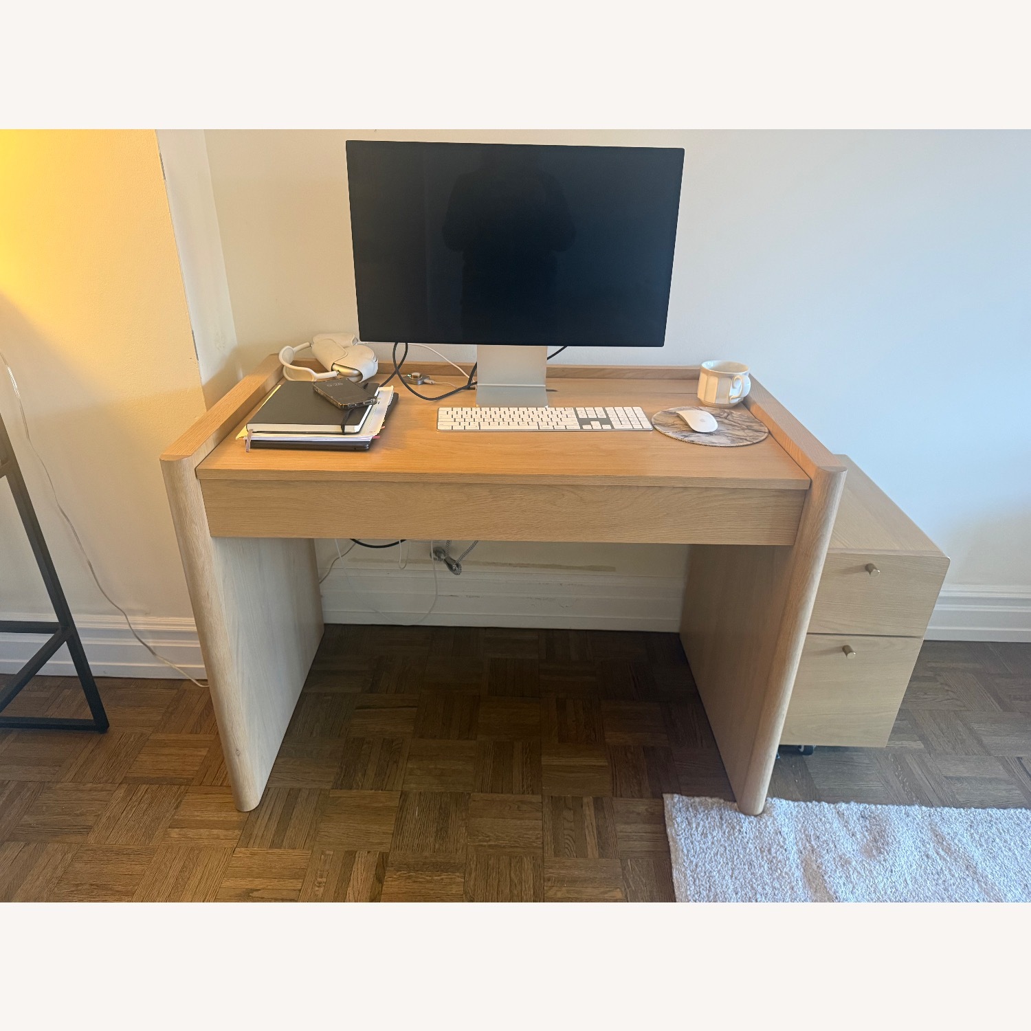 Article Natural Wood Desk - image-3