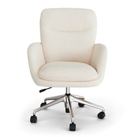 Article White Fabric Office Chair