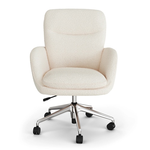 Used Article White Fabric Office Chair for sale on AptDeco