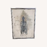 Alberto Giacommetti Lithograph 1962, Wall Art
