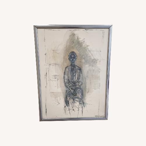 Used Alberto Giacommetti Lithograph 1962, Wall Art for sale on AptDeco