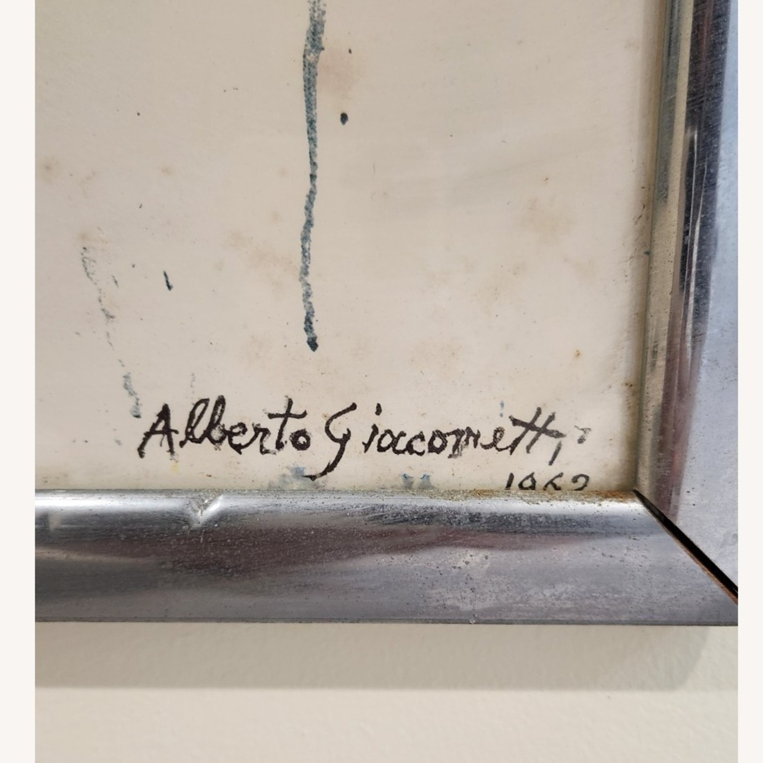 Alberto Giacommetti Lithograph 1962, Wall Art - image-2