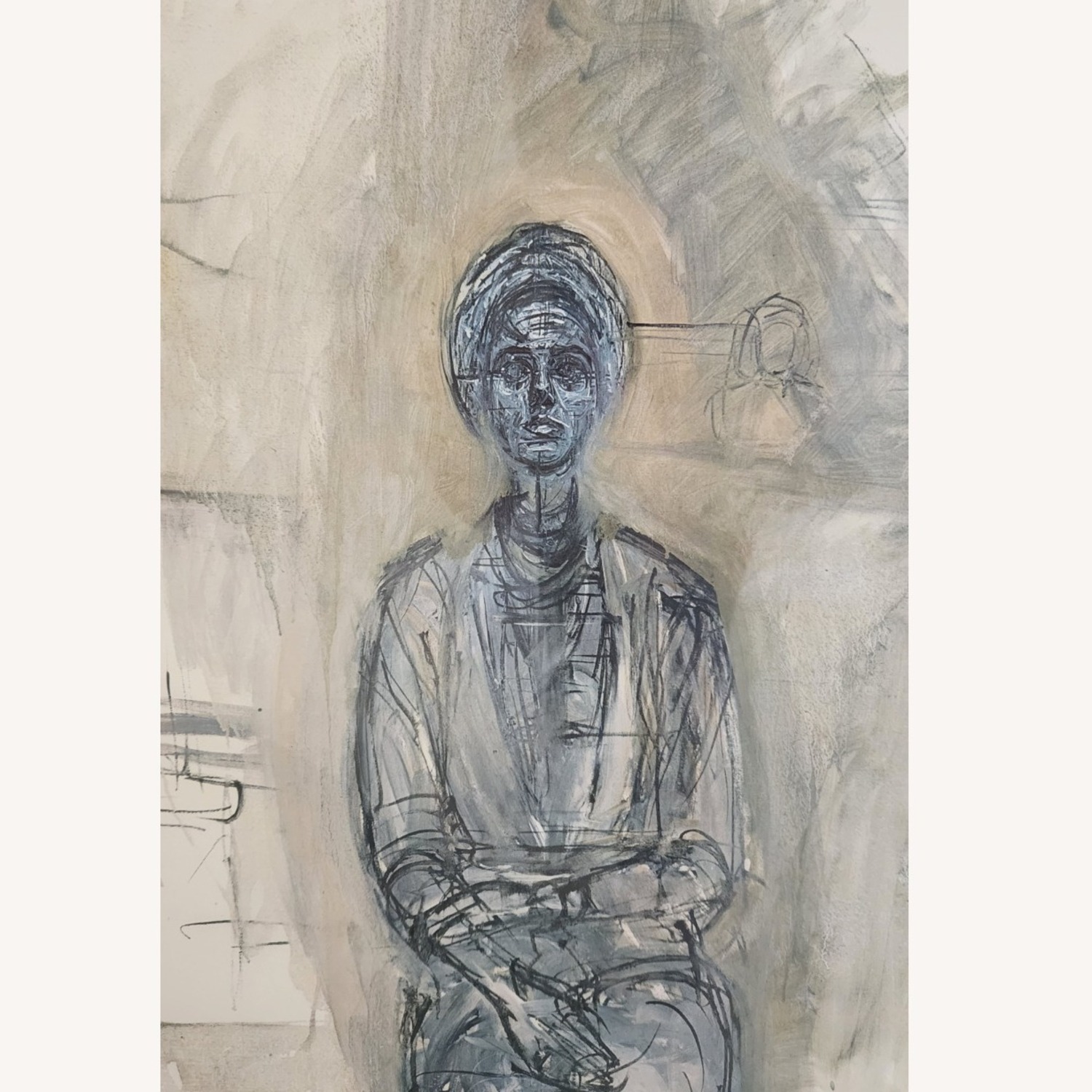 Alberto Giacommetti Lithograph 1962, Wall Art - image-3