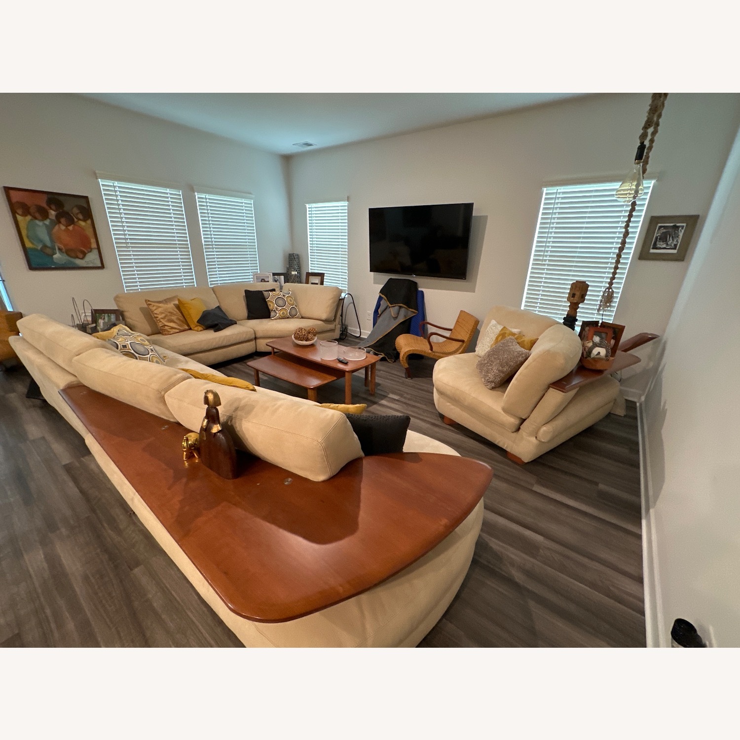 Swan & Swanstone Natural 3+ Piece Sectional - image-1